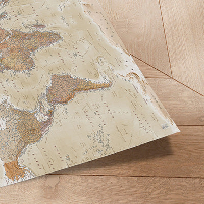 Verdenskort plakat - Incado