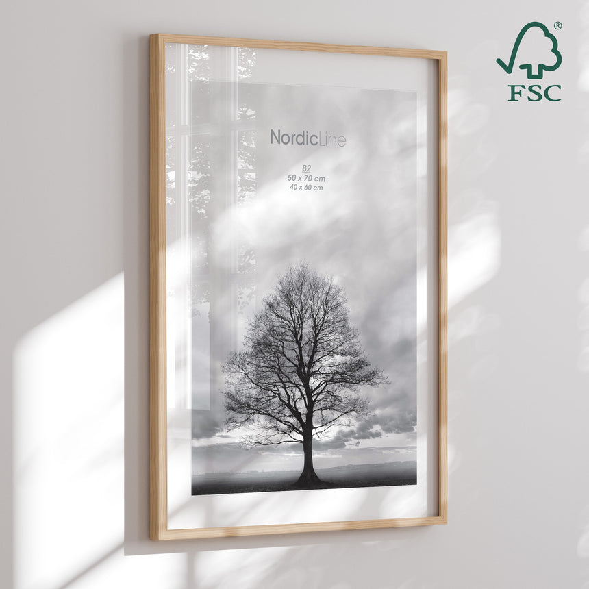 Træramme - Eg træstruktur - NordicLine