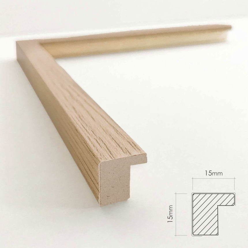 Træramme - Eg træstruktur - NordicLine