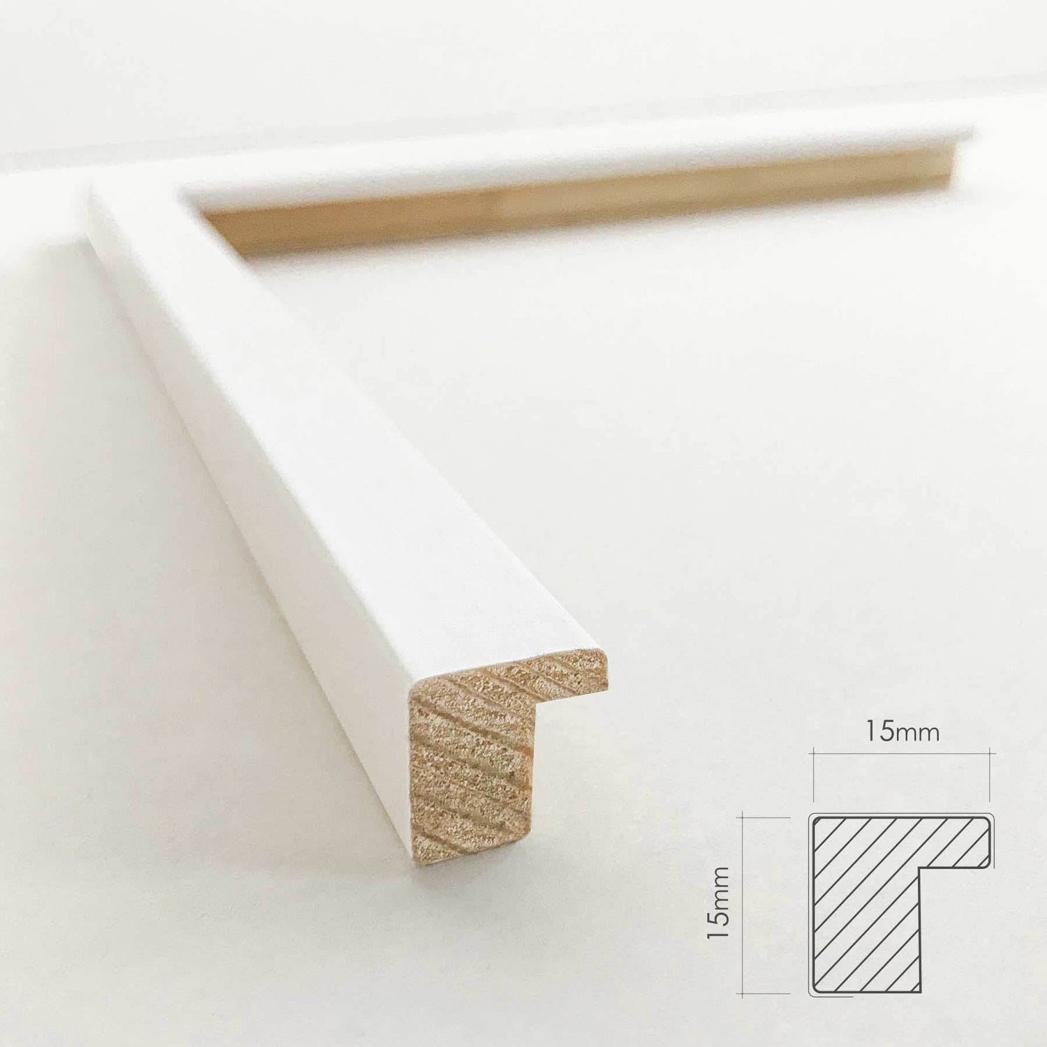 Træramme - Hvid - NordicLine - Incado