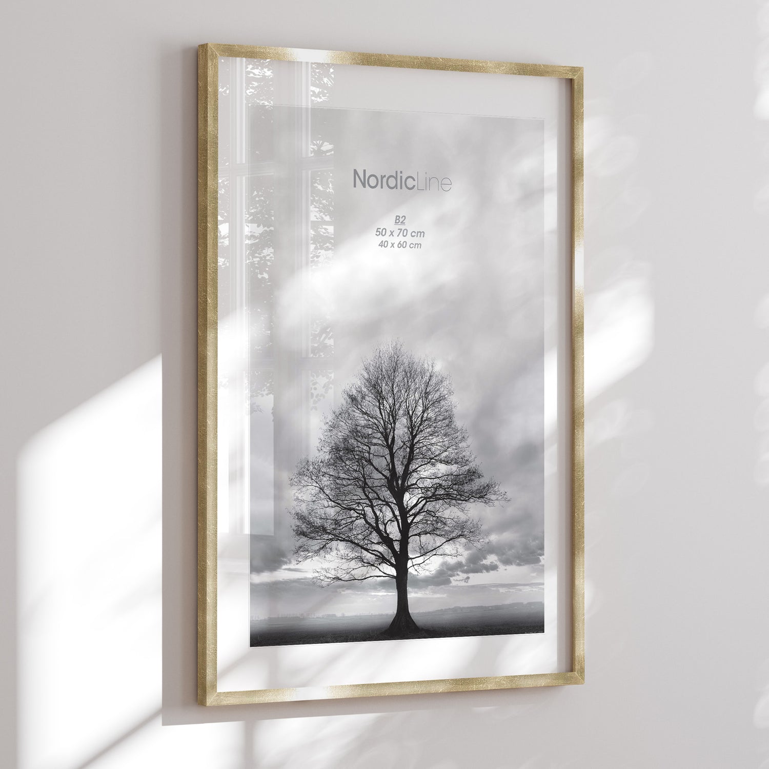 Træramme - Guld - NordicLine - Incado