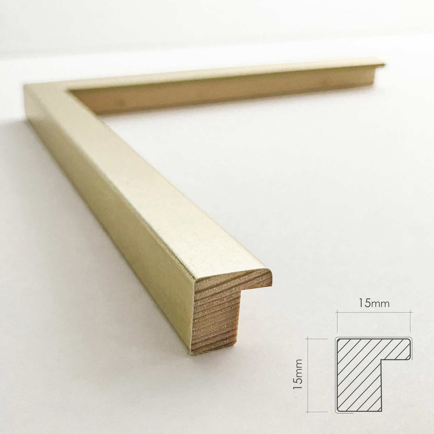 Træramme - Guld - NordicLine - Incado