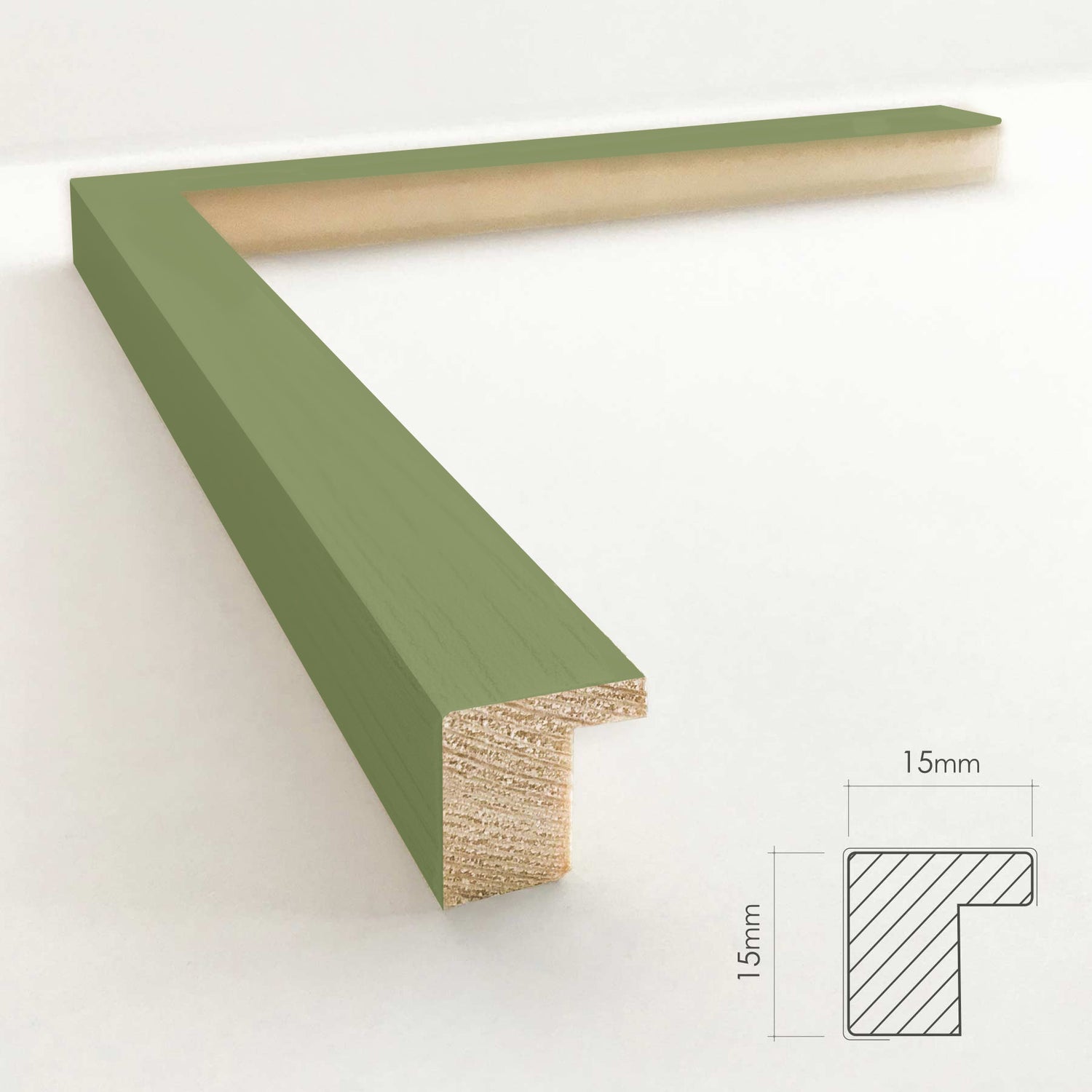 Træramme - Soft Matcha - NordicLine - Incado