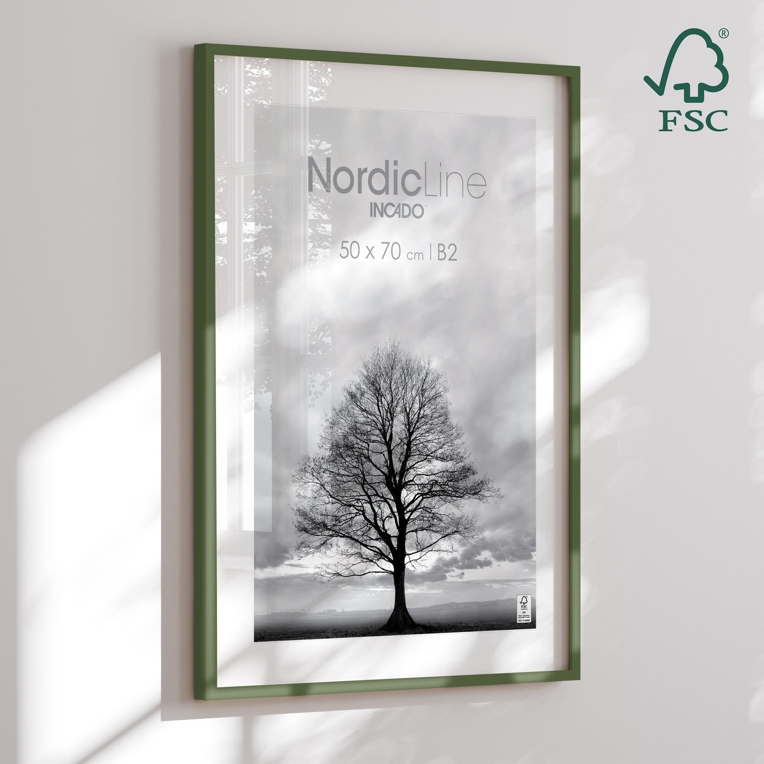 Træramme - Dark Olive - NordicLine - Incado