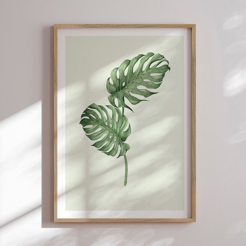 Plakat - Green Leaf - Incado