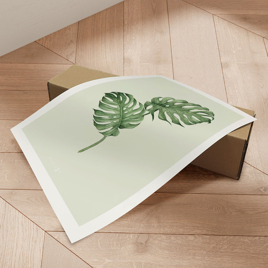 Plakat - Green Leaf - Incado