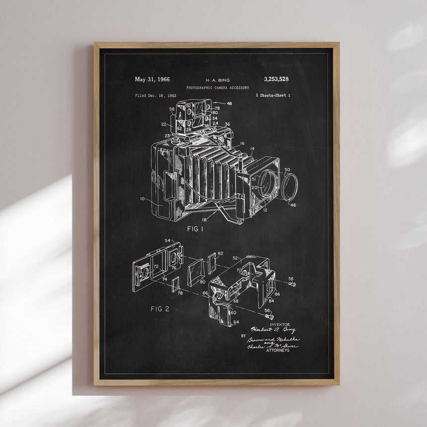 Plakat - Camera - Incado