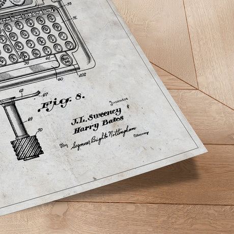 Plakat - Typewriter - Incado