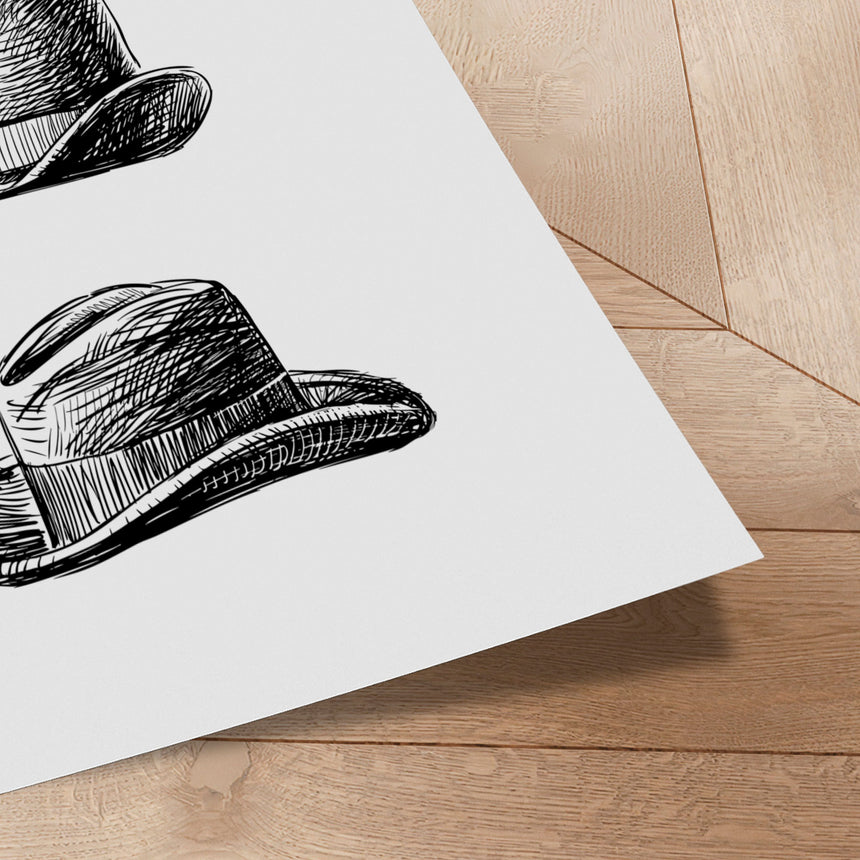 Plakat - Hats - Incado