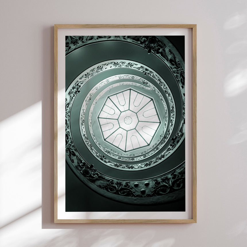Plakat - Spiral Staircase - Incado