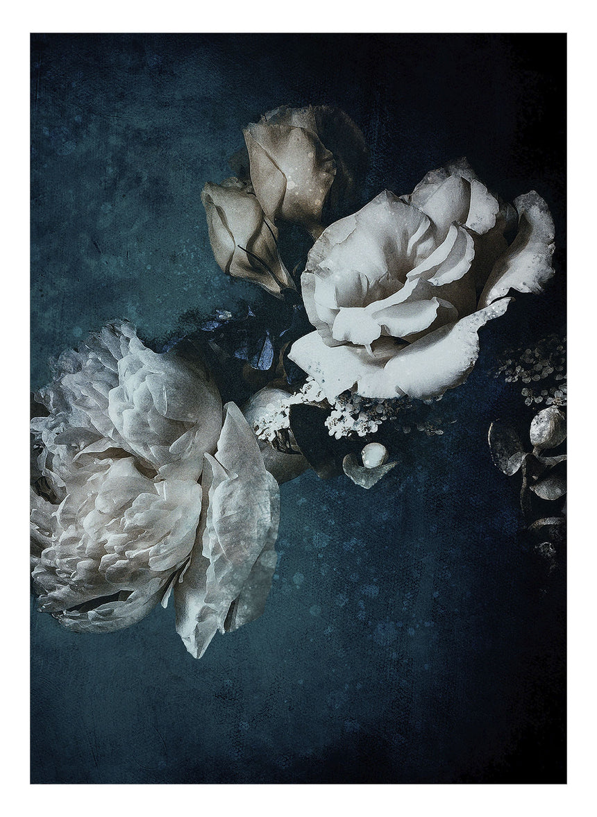 Lærredstryk - Just Blue Vintage - Incado