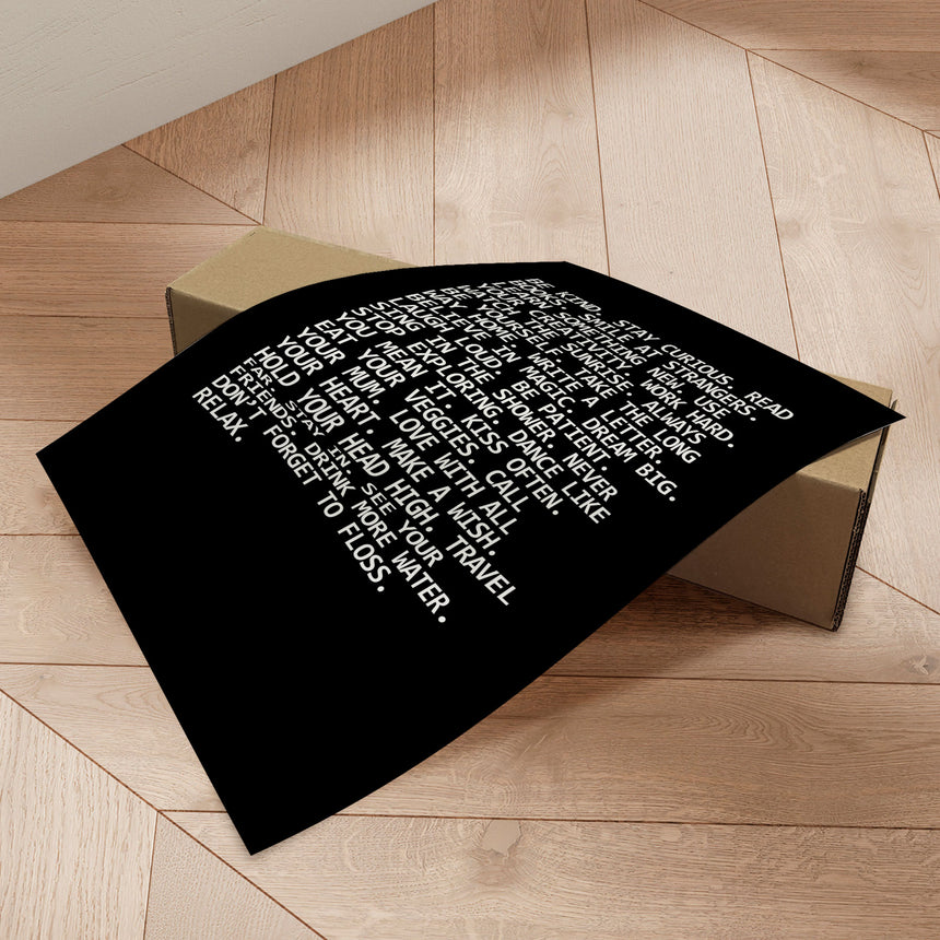 Plakat - Be Kind - Incado