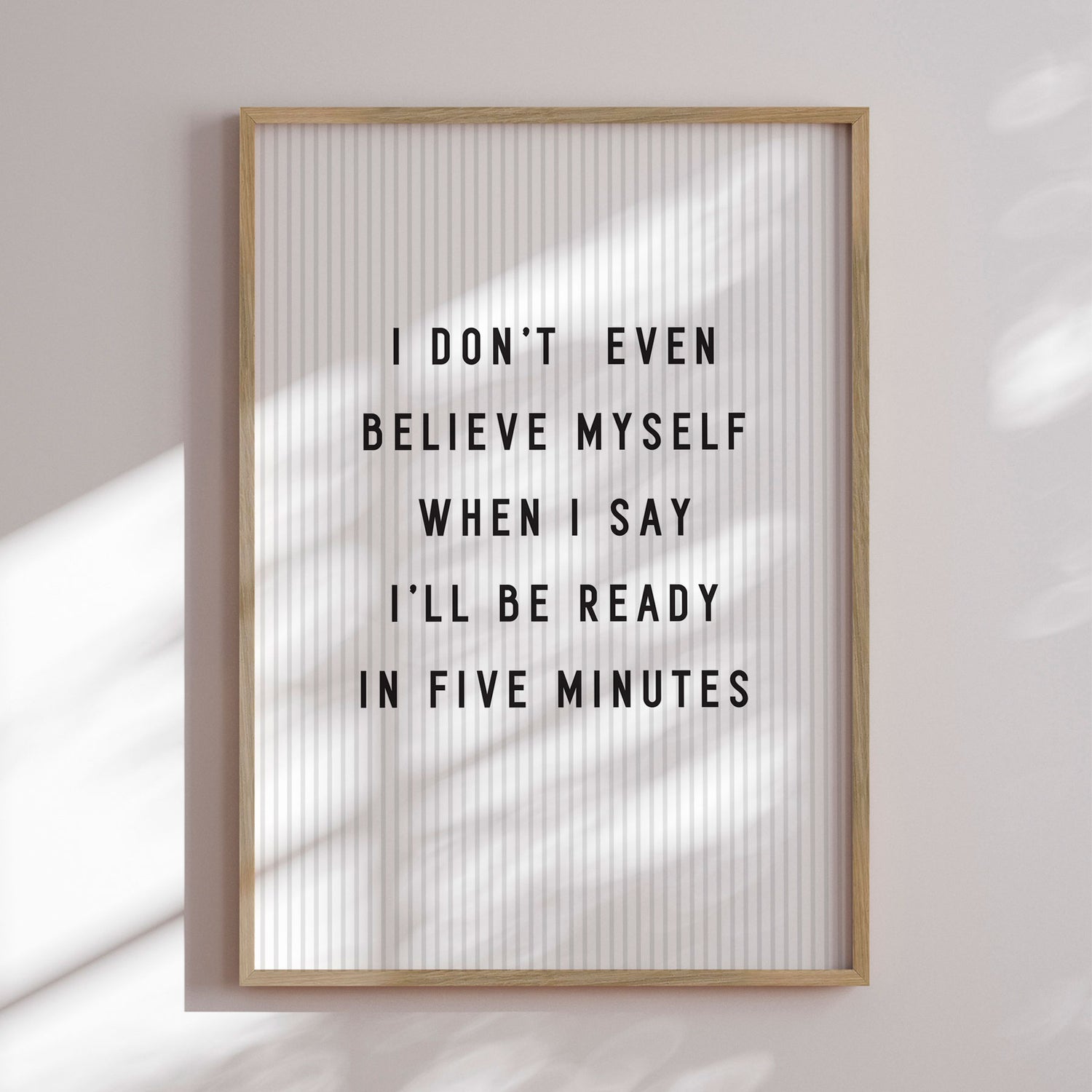 Plakat - I Don't Believe - Incado