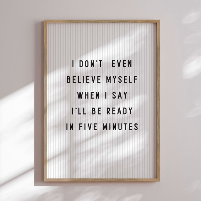 Plakat - I Don't Believe - Incado