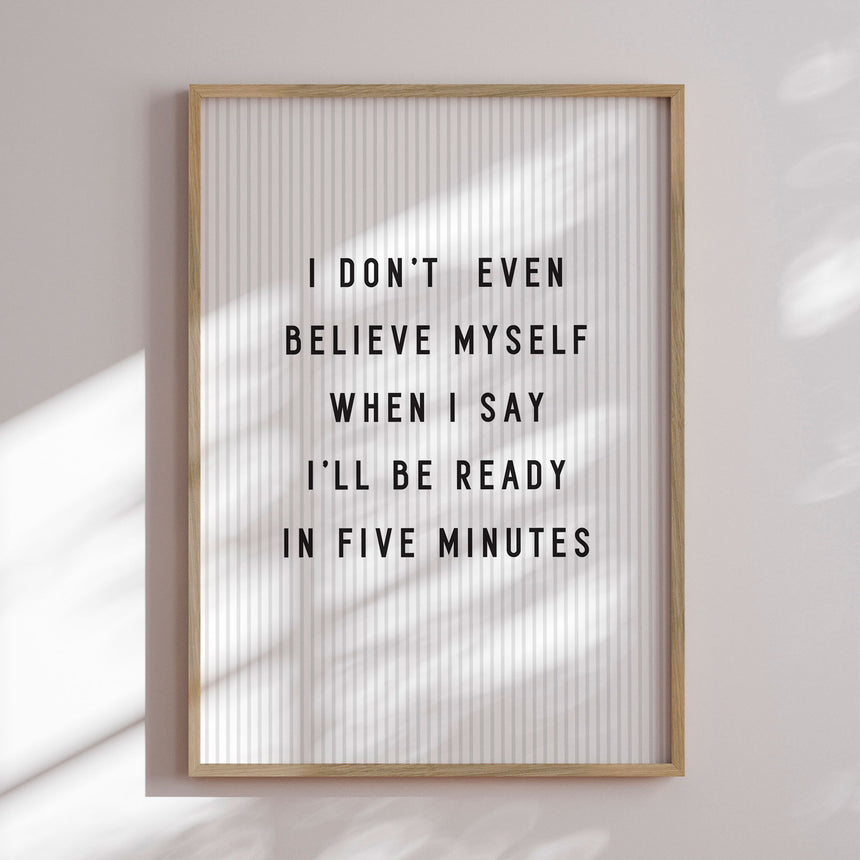 Plakat - I Don't Believe - Incado