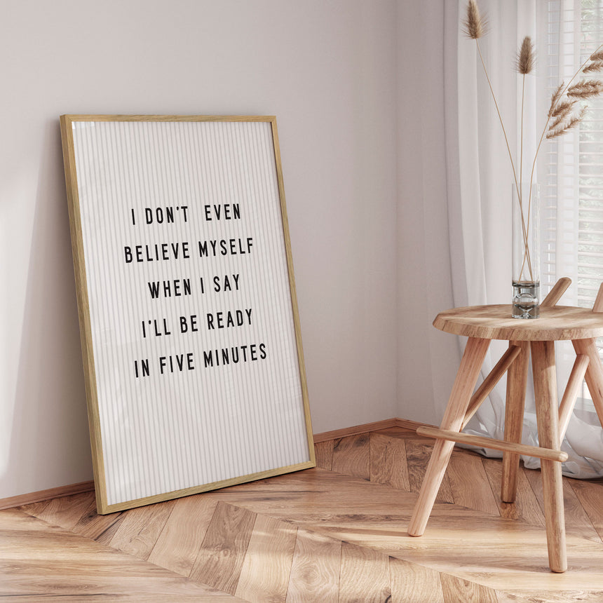 Plakat - I Don't Believe - Incado