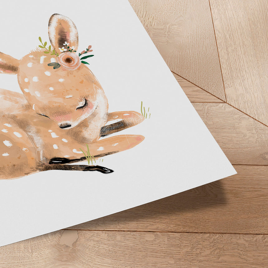 Plakat - Moonlight Deer II - Memory Art - Incado