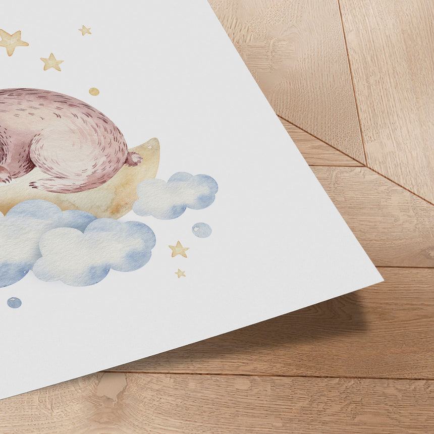 Plakat - Moonlight Bear - Memory Art - Incado