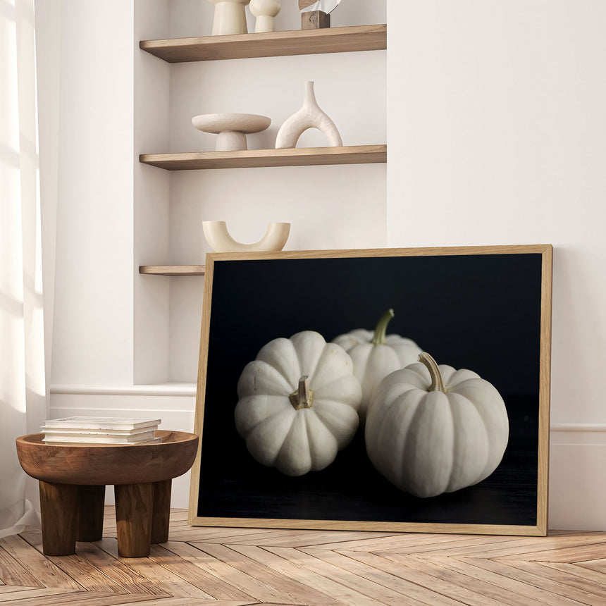 Plakat - White Pumpkins - Bon Appétit - Incado