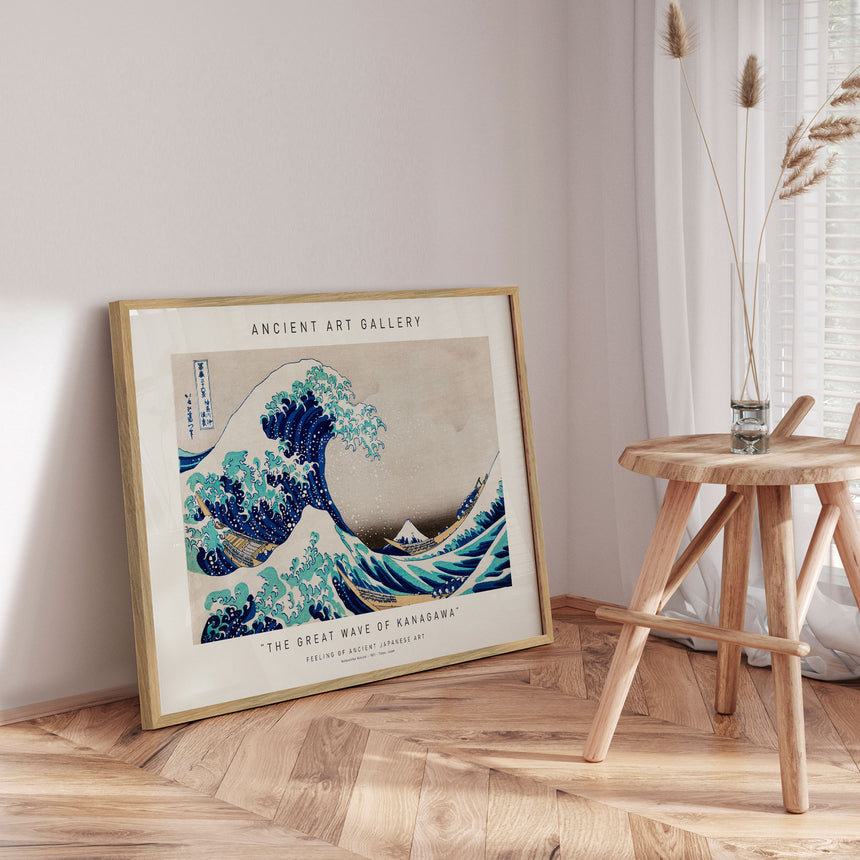 Plakat - The Great Wave of Kanagawa - Ancient Art - Incado