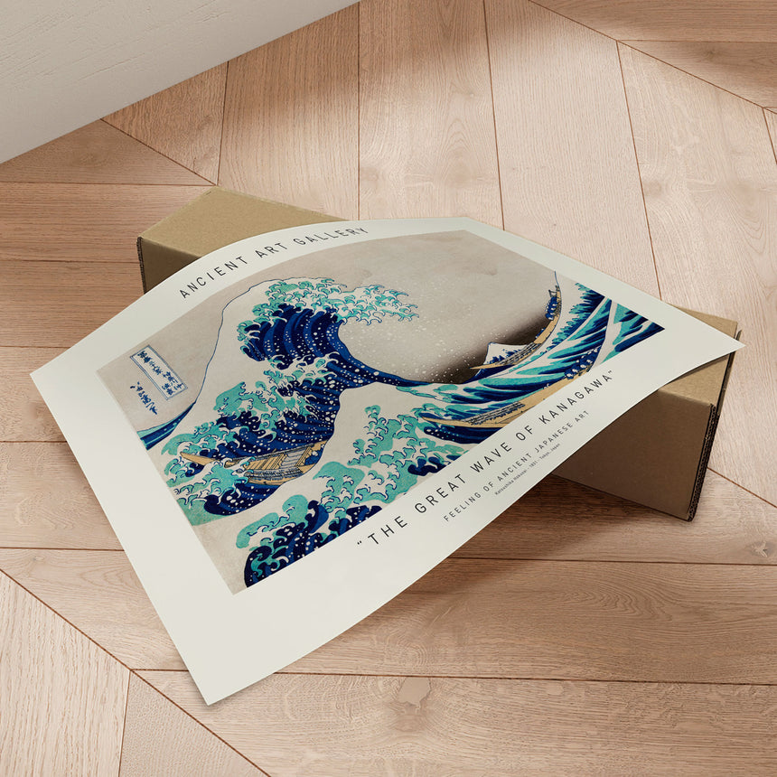 Plakat - The Great Wave of Kanagawa - Ancient Art - Incado