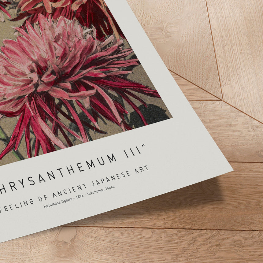 Plakat - Chrysanthemum III - Ancient Art - Incado