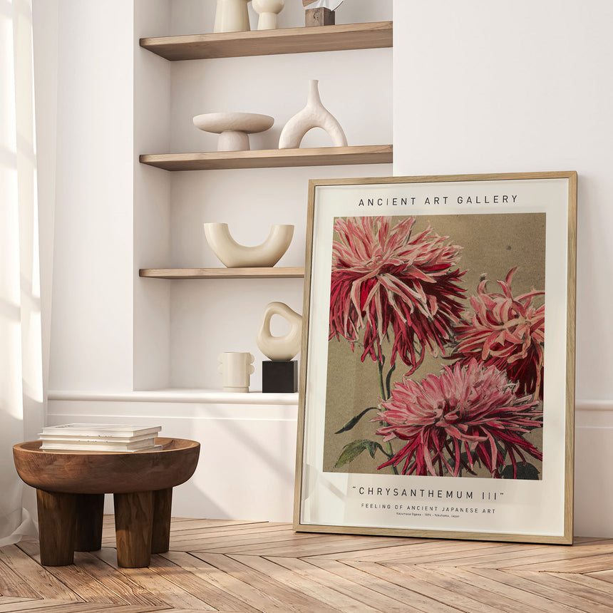 Plakat - Chrysanthemum III - Ancient Art - Incado