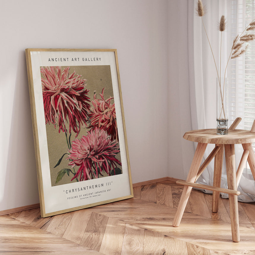 Plakat - Chrysanthemum III - Ancient Art - Incado