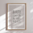 Plakat - Beauty Comes - Incado