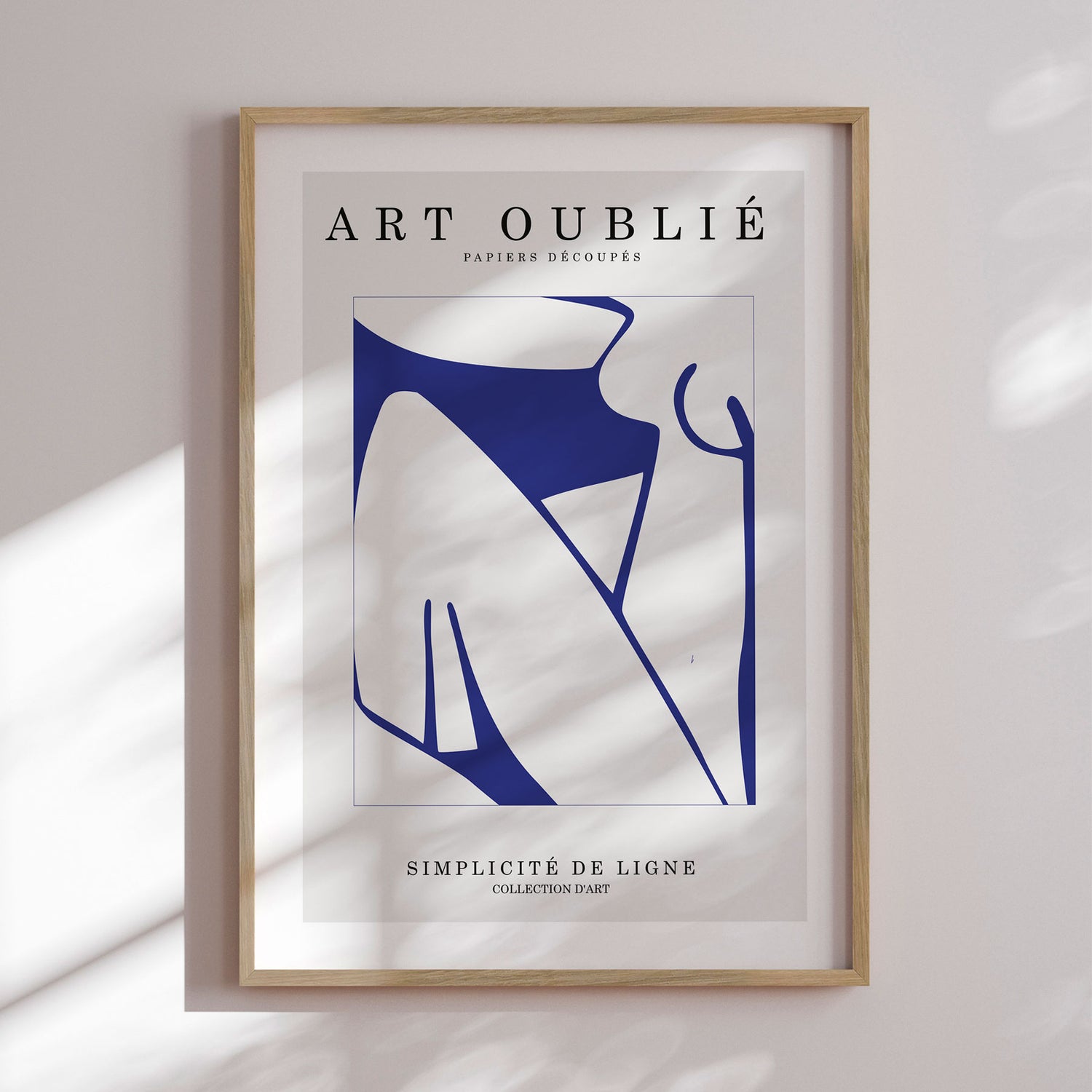 Plakat - Fem shapes - Art Oublié - Incado