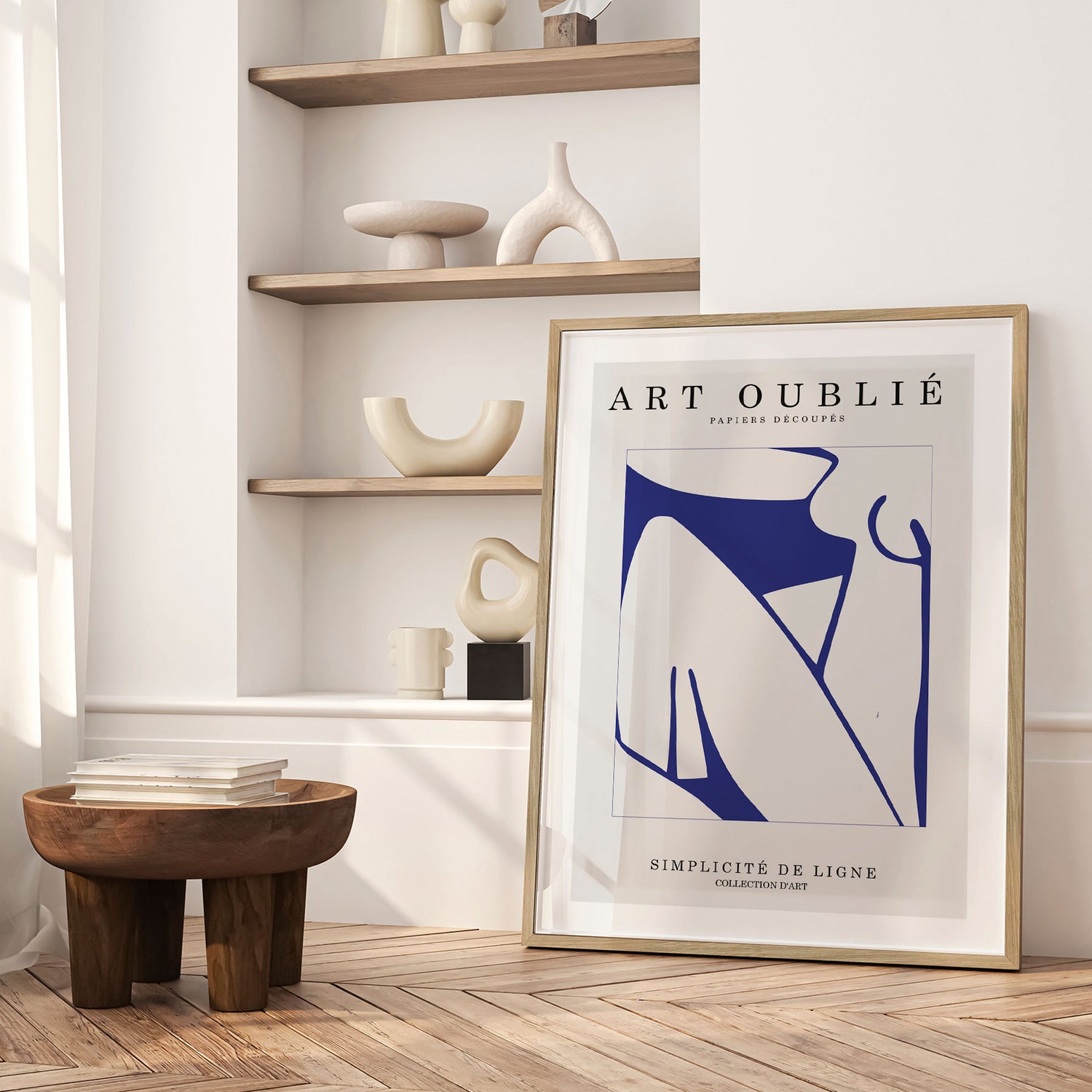 Plakat - Fem shapes - Art Oublié - Incado