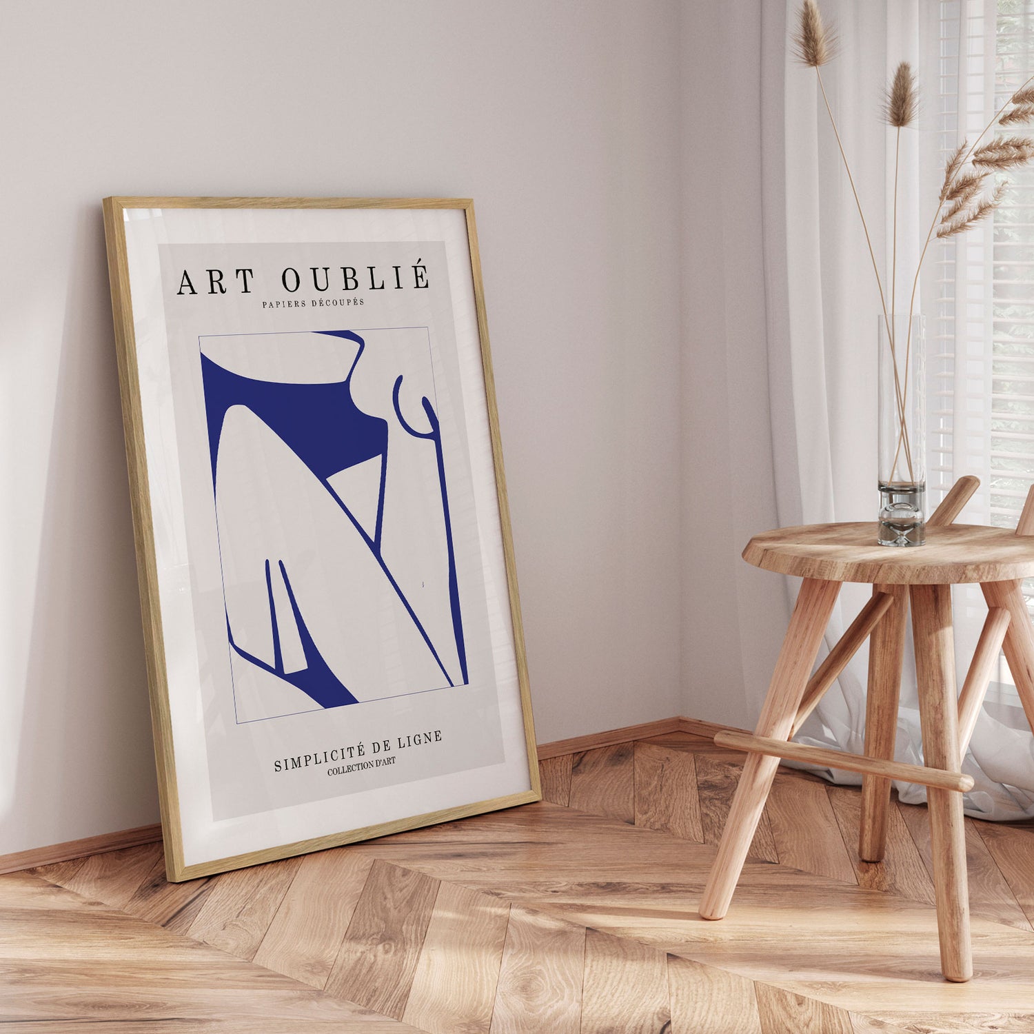 Plakat - Fem shapes - Art Oublié - Incado