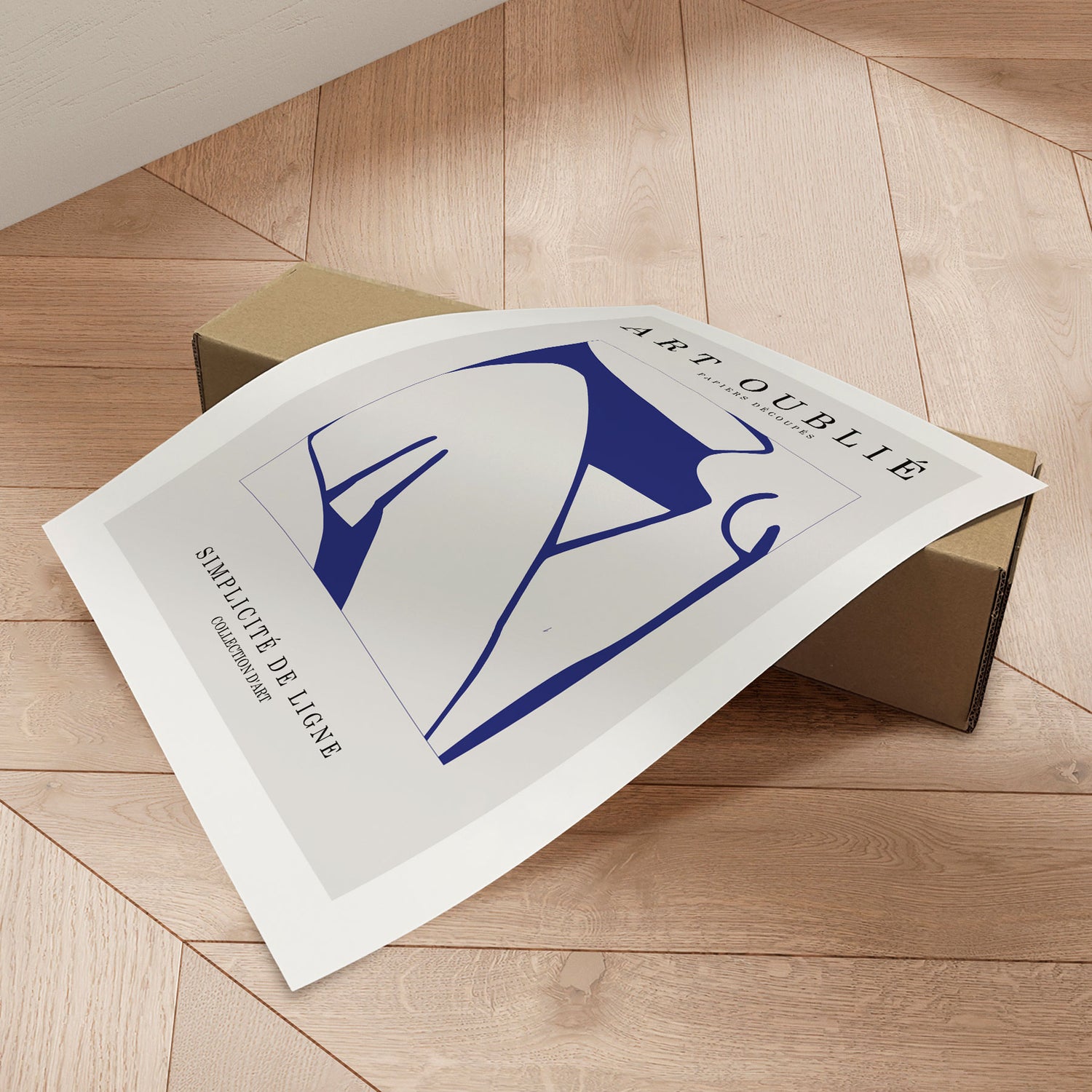 Plakat - Fem shapes - Art Oublié - Incado