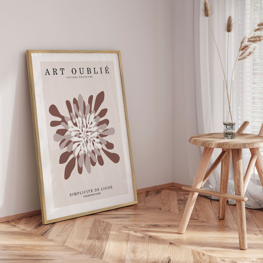 Plakat - Subtle flower - Art Oublié - Incado