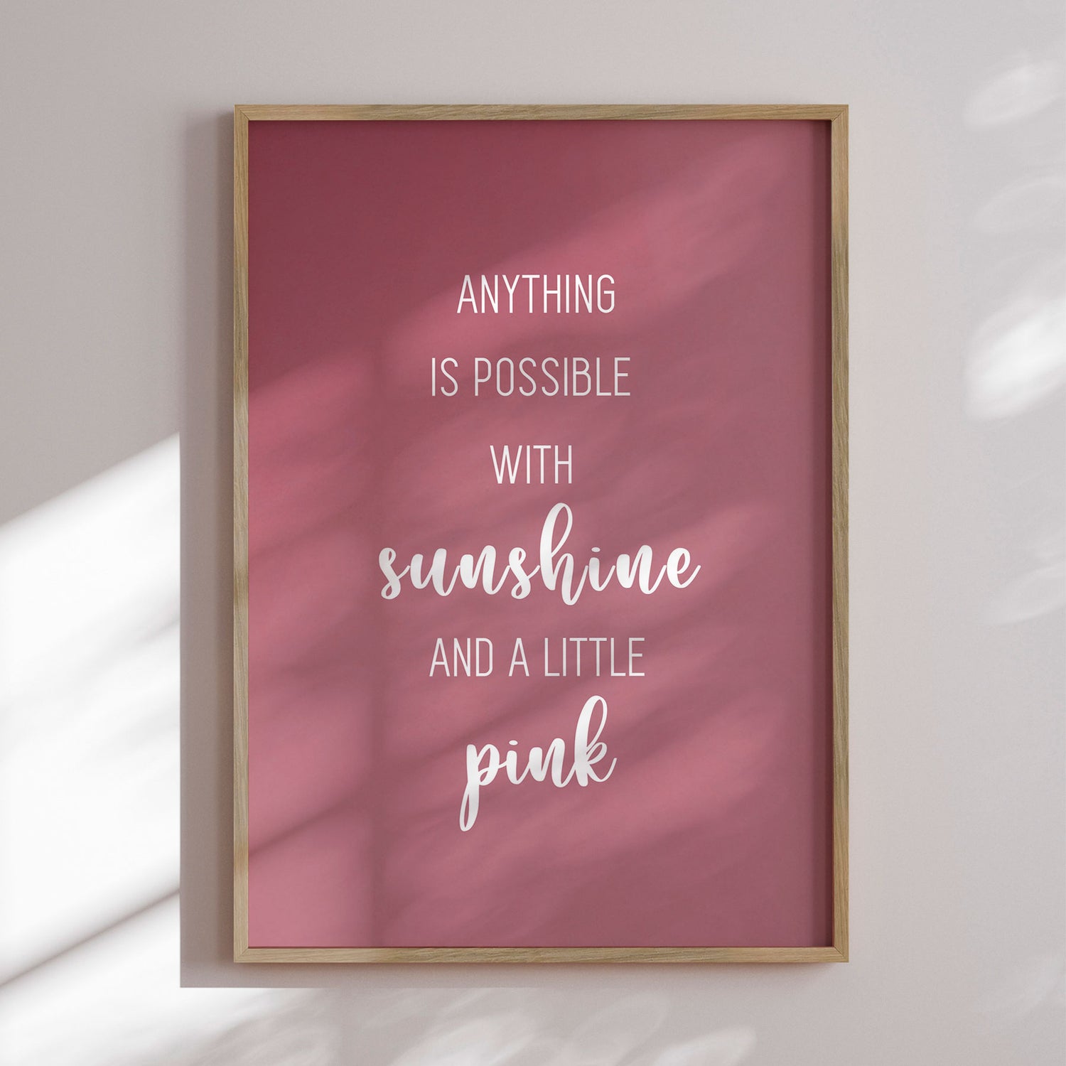 Plakat - A Little Pink - Incado