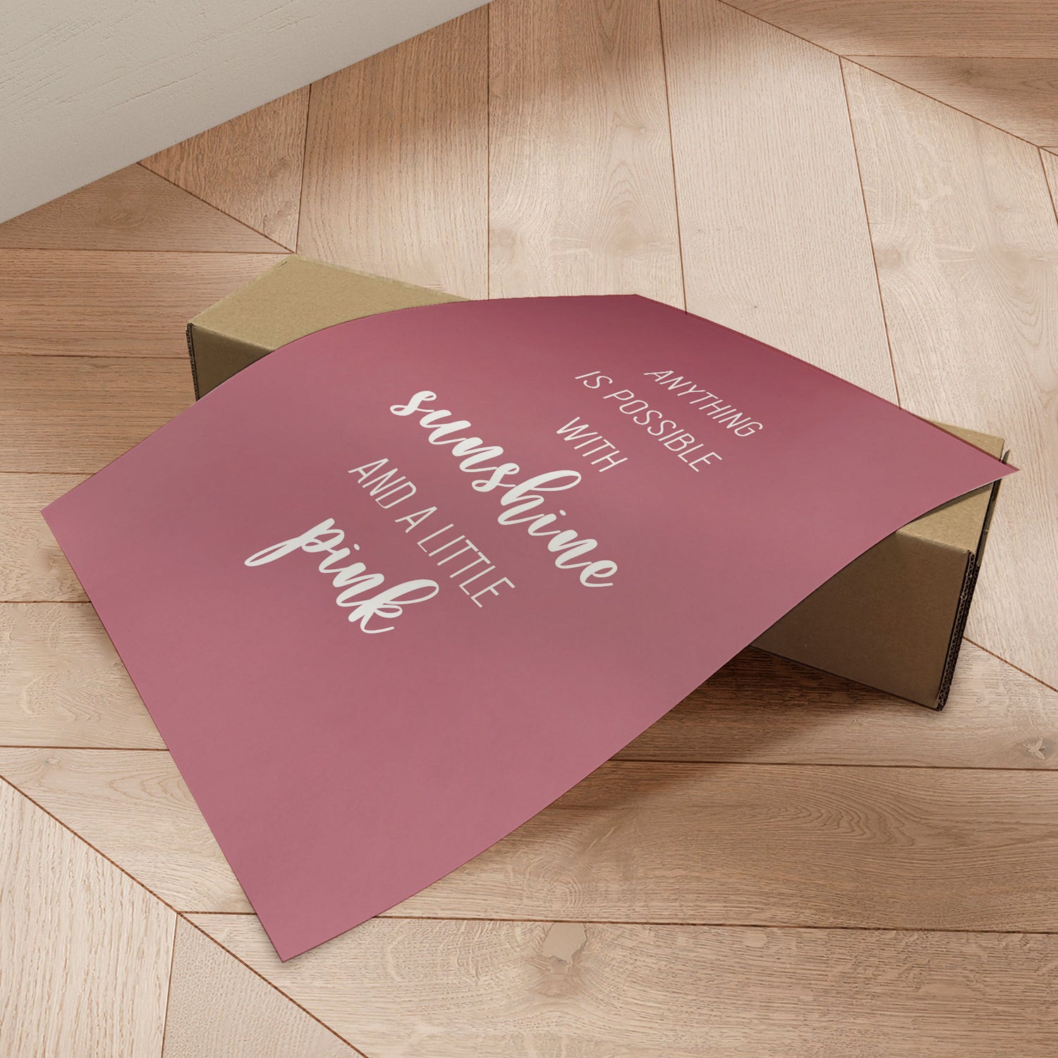 Plakat - A Little Pink - Incado