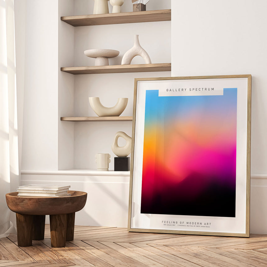 Plakat - Gallery S Colorful V - Incado