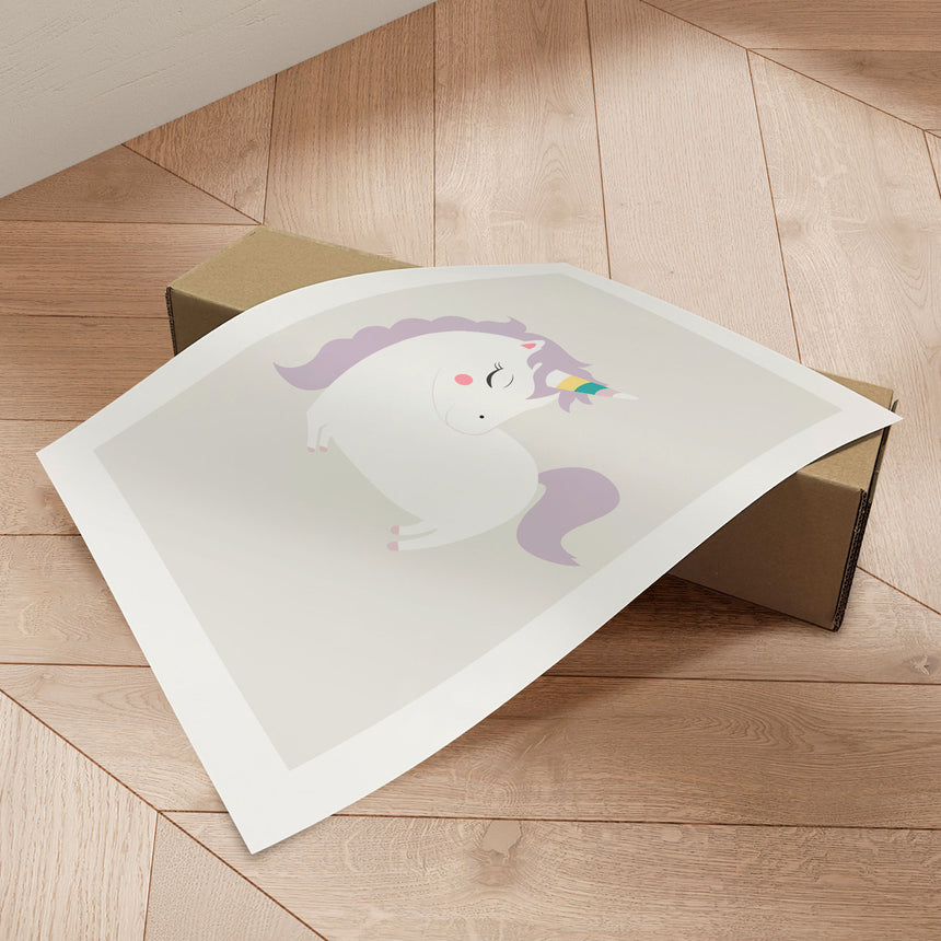 Plakat - Girly Unicorn II - Memory Art - Incado