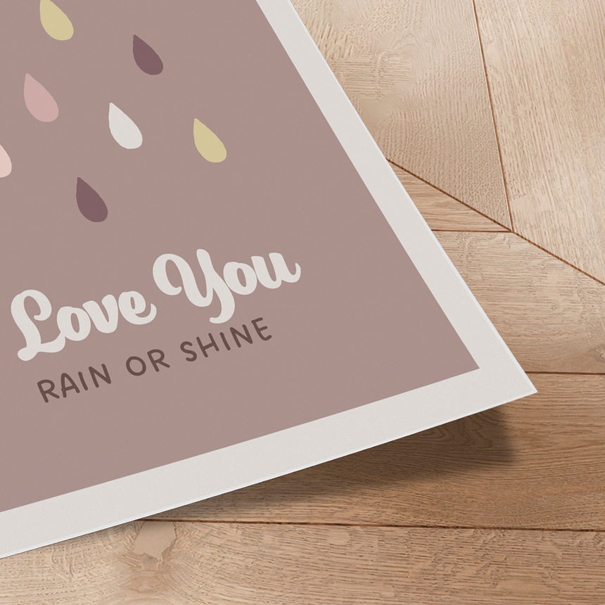 Plakat - Rain Or Shine - Memory Art - Incado