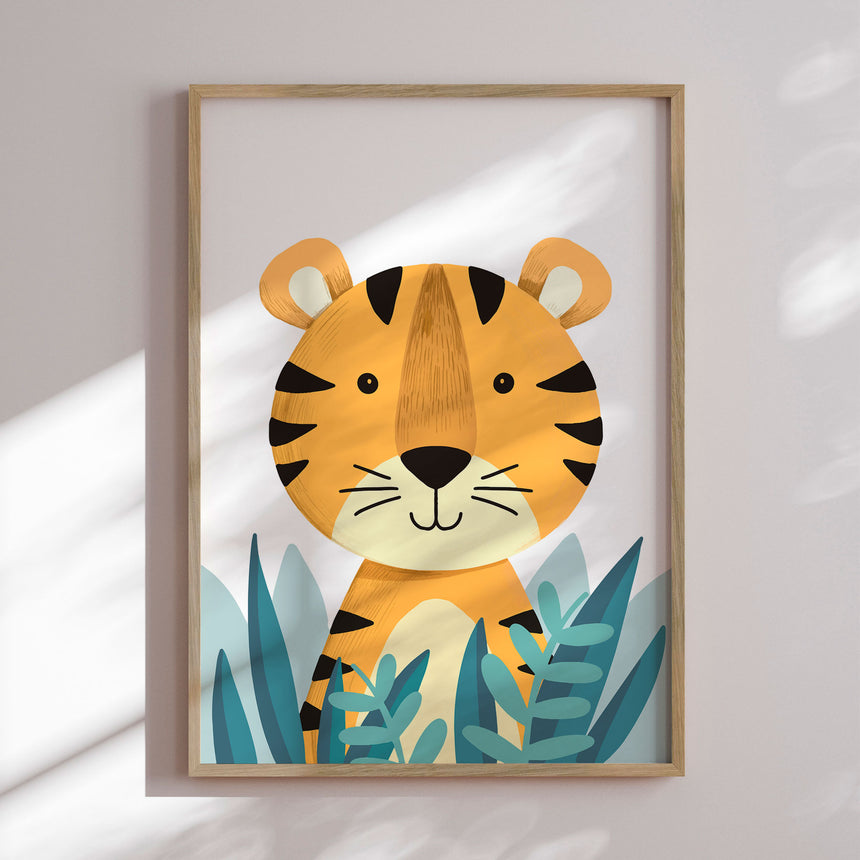 Plakat - Tiger In Bush - Memory Art - Incado