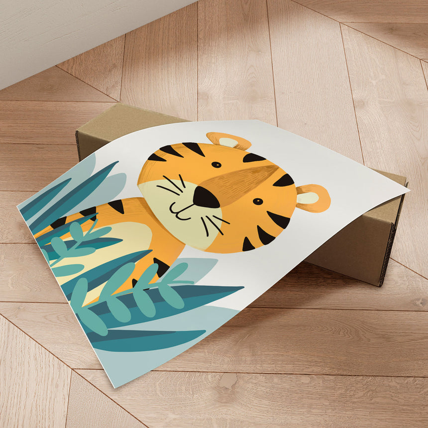 Plakat - Tiger In Bush - Memory Art - Incado