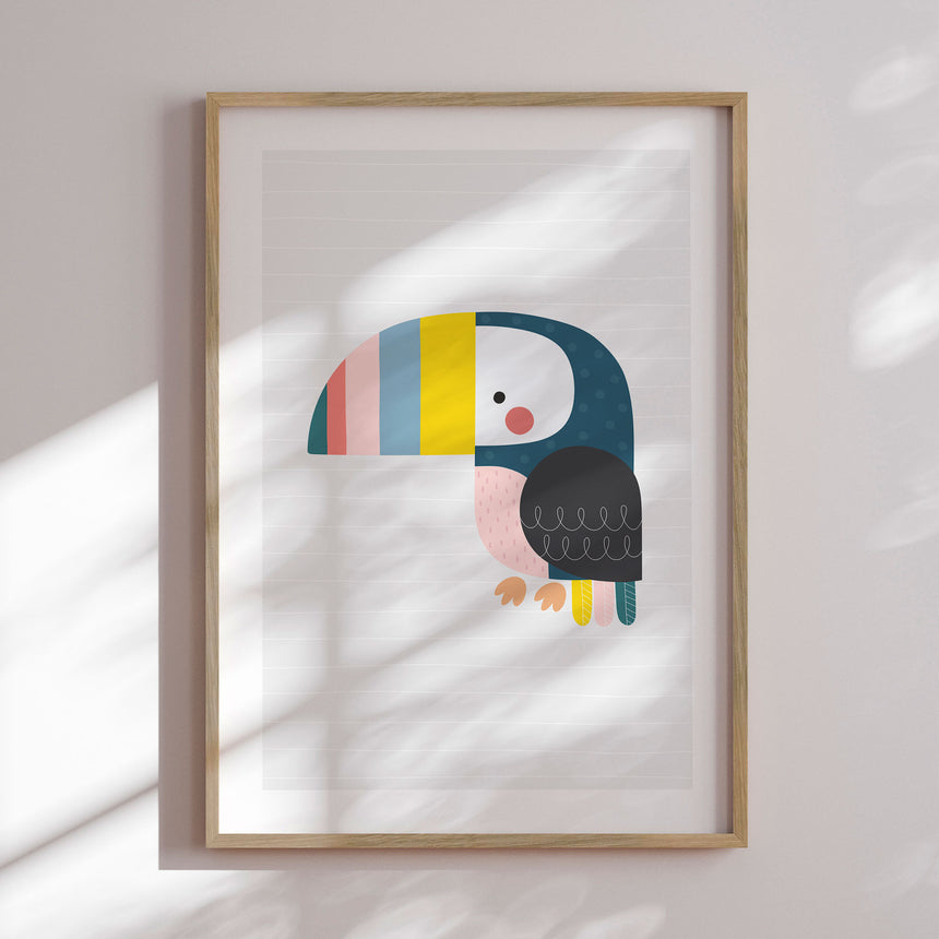 Plakat - Colorful Tucan - Memory Art - Incado