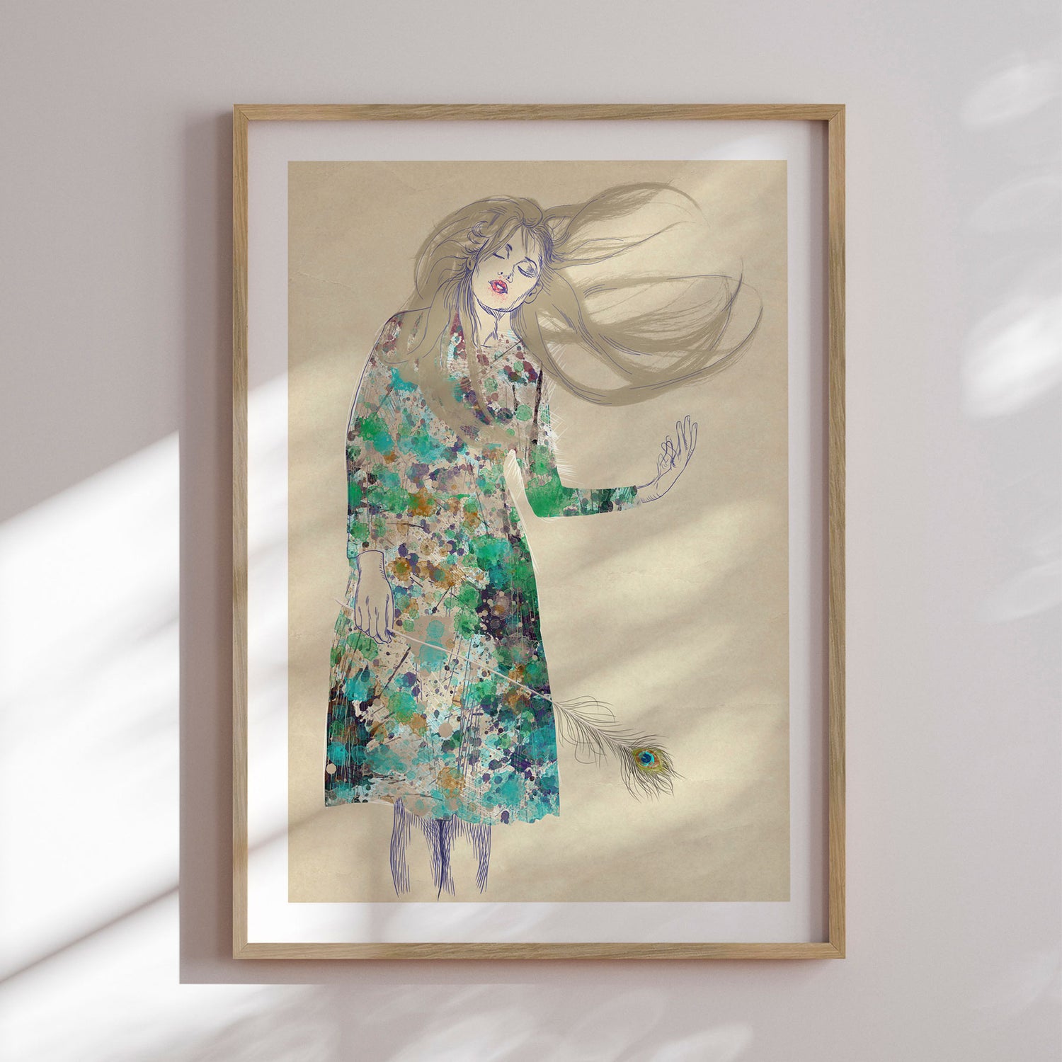 Plakat - Portrait Féminin II - Incado