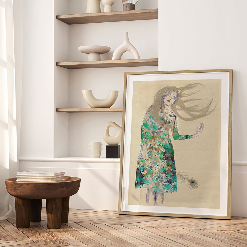 Plakat - Portrait Féminin II - Incado