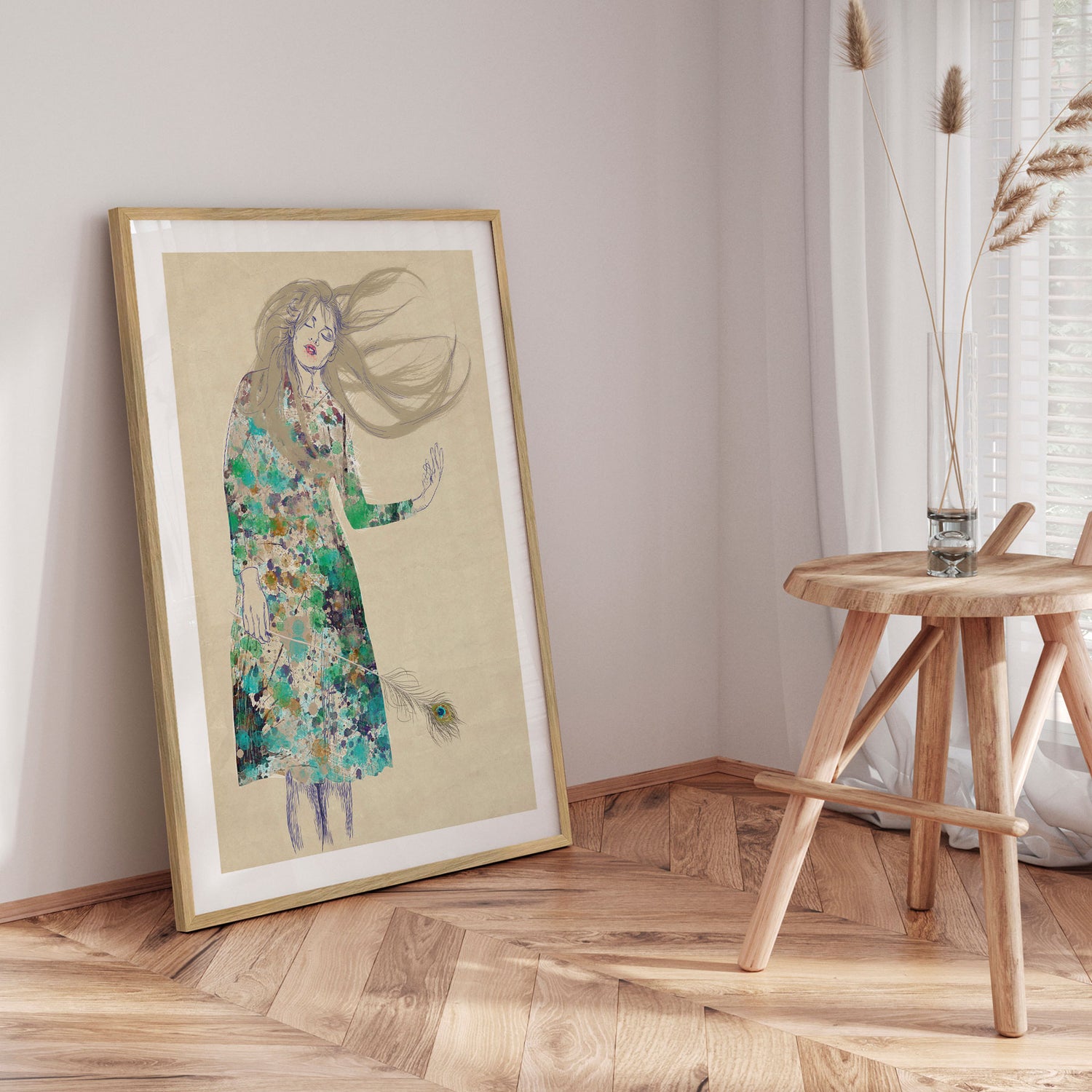 Plakat - Portrait Féminin II - Incado