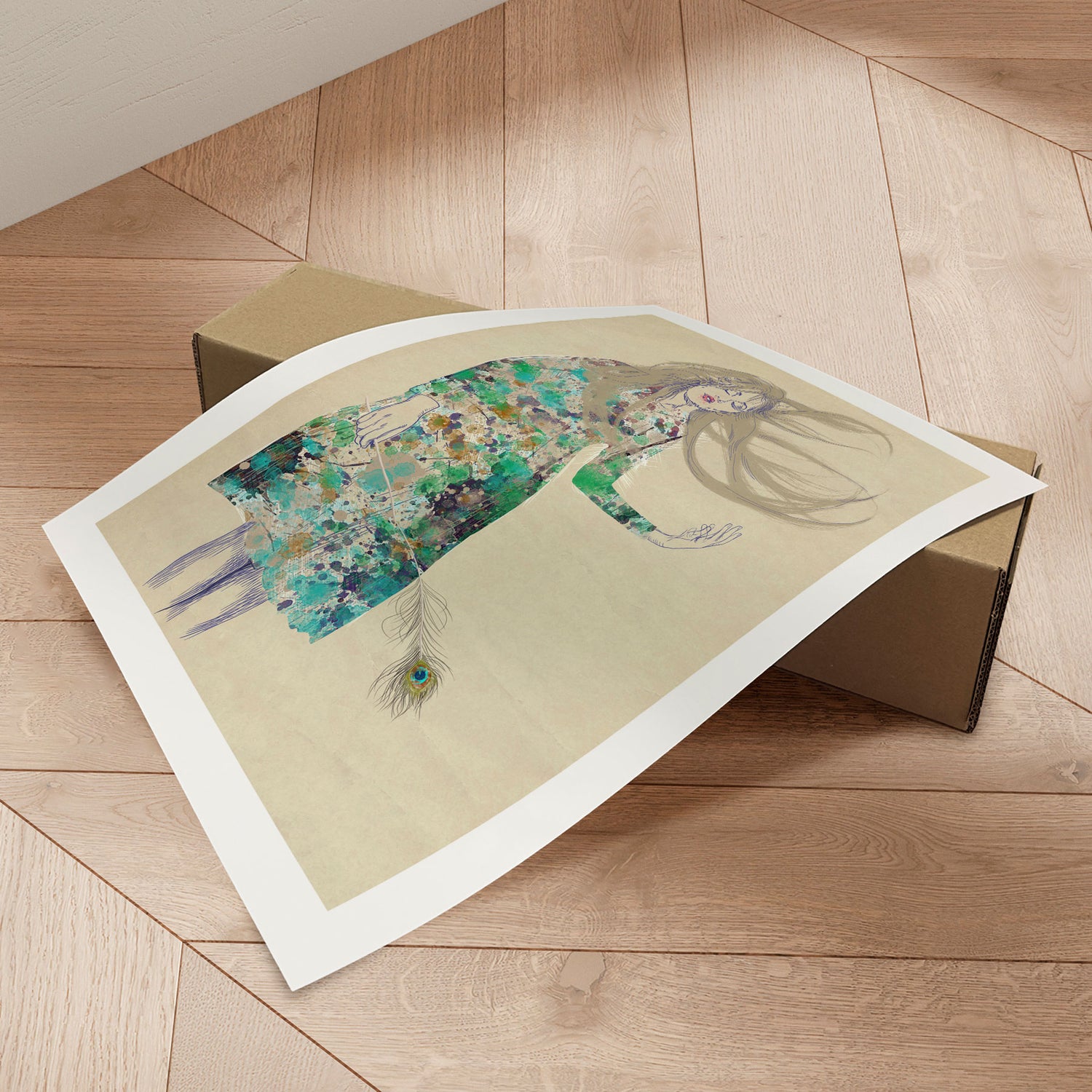 Plakat - Portrait Féminin II - Incado