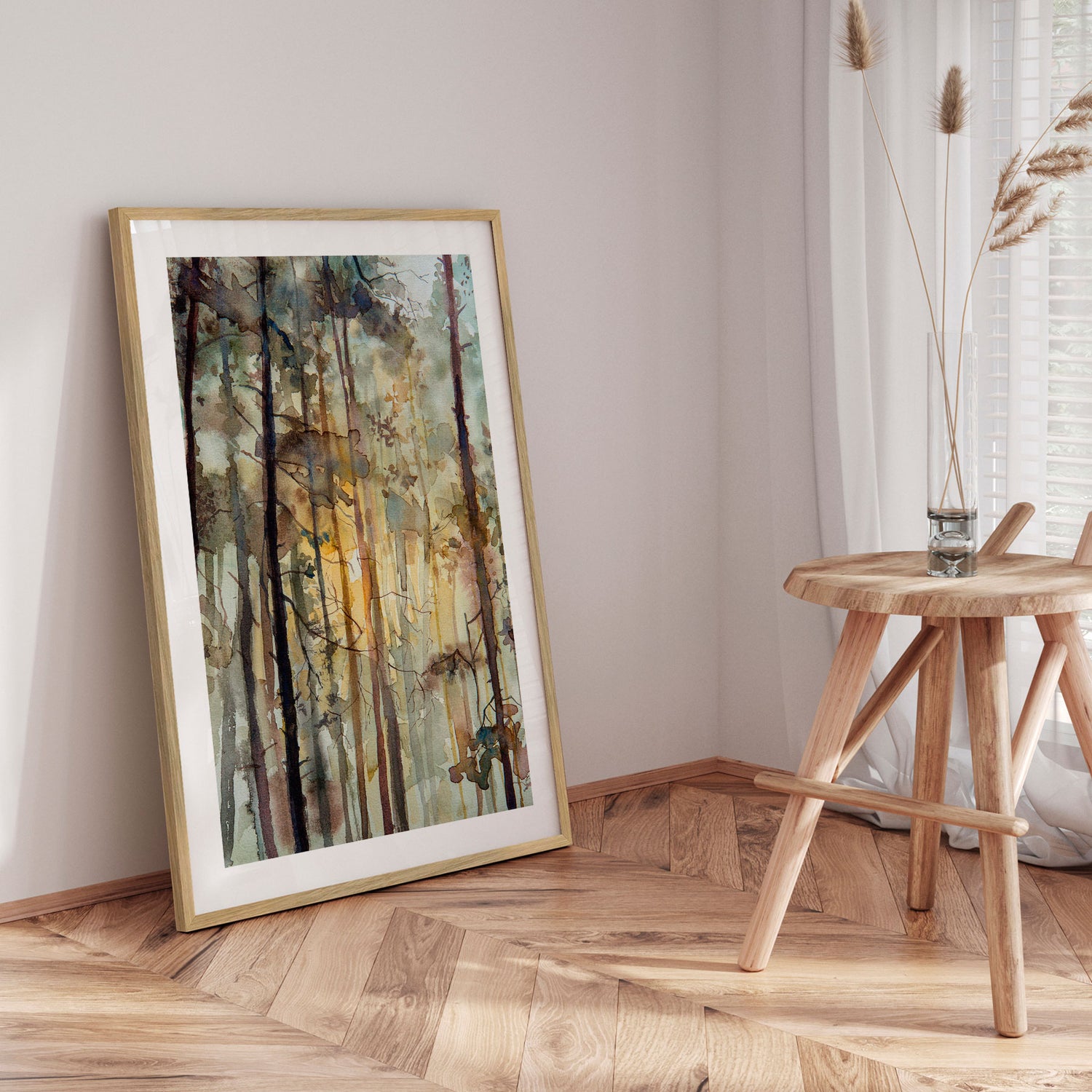 Plakat - Watercolor Forest I - Incado