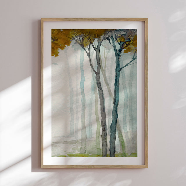Plakat - Watercolor Forest II - Incado