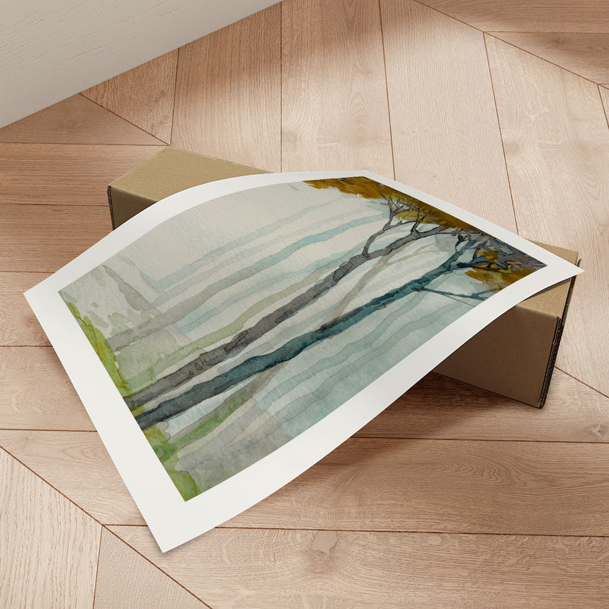 Plakat - Watercolor Forest II - Incado