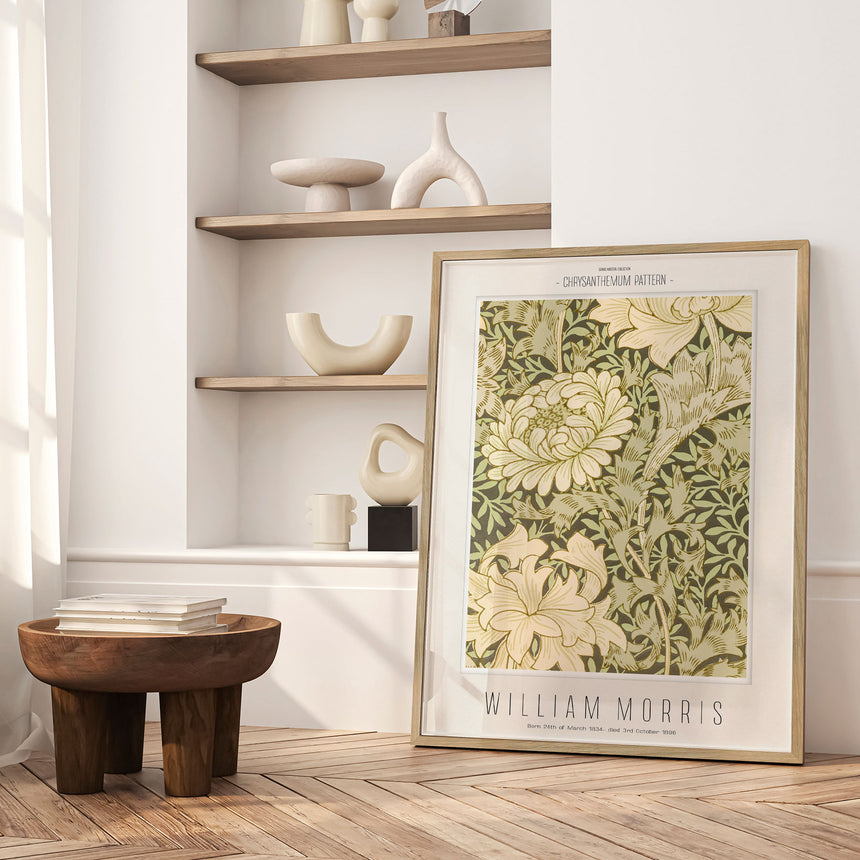 Plakat - Chrysanthemum Pattern - William Morris - Incado